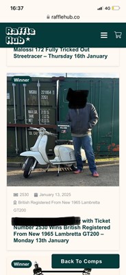 Lot 1965 Lambretta GT200 (TV200)