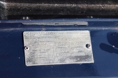 Lot 55 - 1966 Mercedes-Benz 220 SEb Coupe