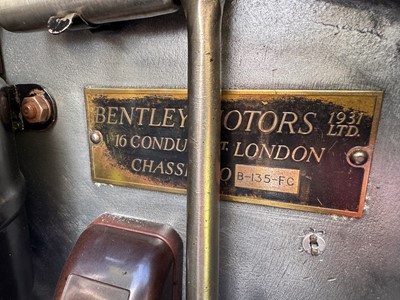 Lot 70 - 1937 Bentley 3½ Litre Vanden Plas Drophead Coupé