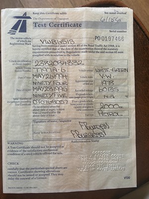 Lot 117 - 1978 Volkswagen T2 Camper