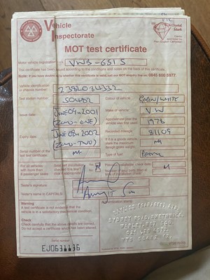 Lot 117 - 1978 Volkswagen T2 Camper