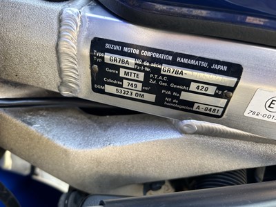 Lot 255 - 1993 Suzuki GSXR750W
