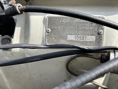 Lot 49 - 1967 Alfa Romeo Giulia Sprint GT Veloce Rally Car