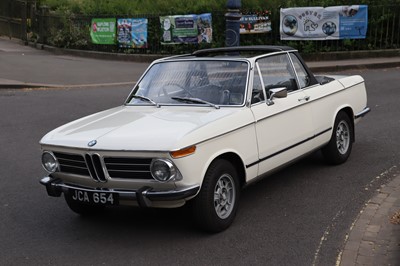 Lot 19 - 1973 BMW 2002 Baur Cabriolet