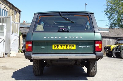 Lot 98 - 1993 Range Rover Vogue 4.2 LSE