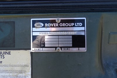 Lot 98 - 1993 Range Rover Vogue 4.2 LSE