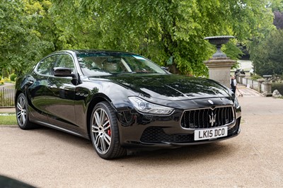 Lot 78 - 2015 Maserati Ghibli V6