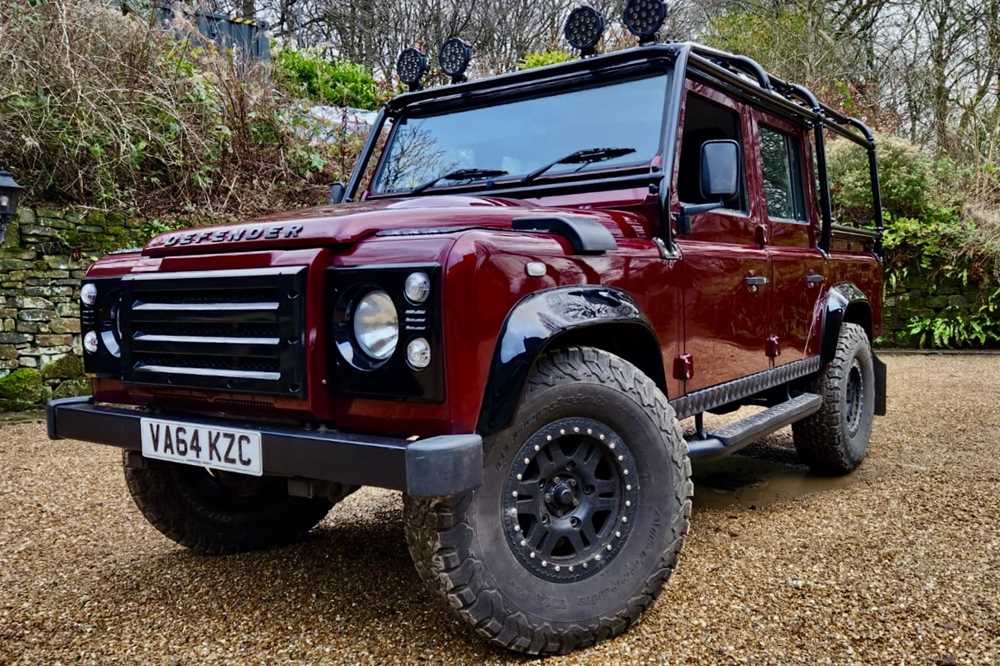 Lot 84 - 2015 Land Rover Defender 110 Pick-Up