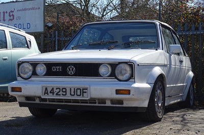 Lot 125 - 1984 Volkswagen Golf GTi Cabriolet