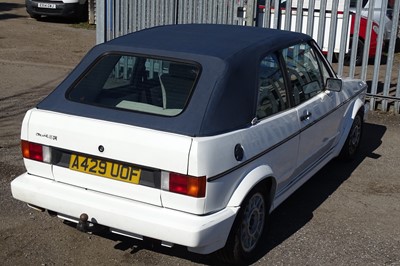 Lot 125 - 1984 Volkswagen Golf GTi Cabriolet