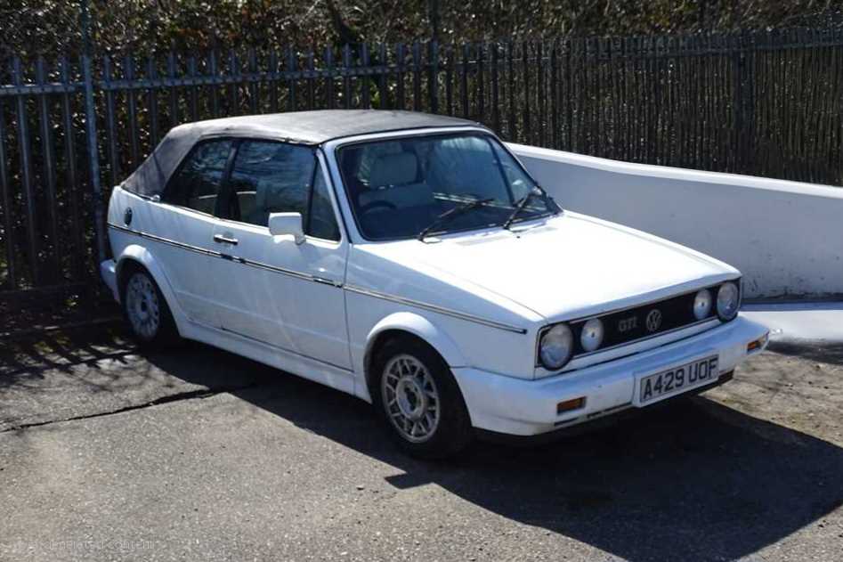Lot 125 - 1984 Volkswagen Golf GTi Cabriolet