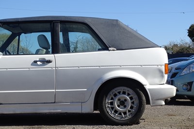 Lot 125 - 1984 Volkswagen Golf GTi Cabriolet