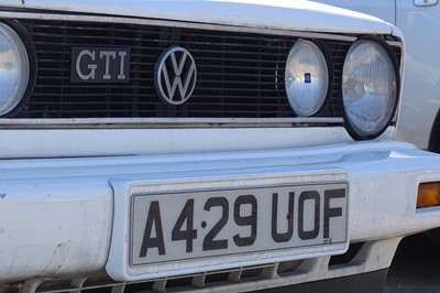 Lot 125 - 1984 Volkswagen Golf GTi Cabriolet
