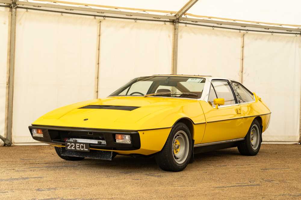 Lot 63 - 1976 Lotus Eclat 'Supercharged'