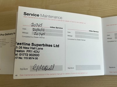 Lot 286 - 2002 Honda VTR1000 SP2