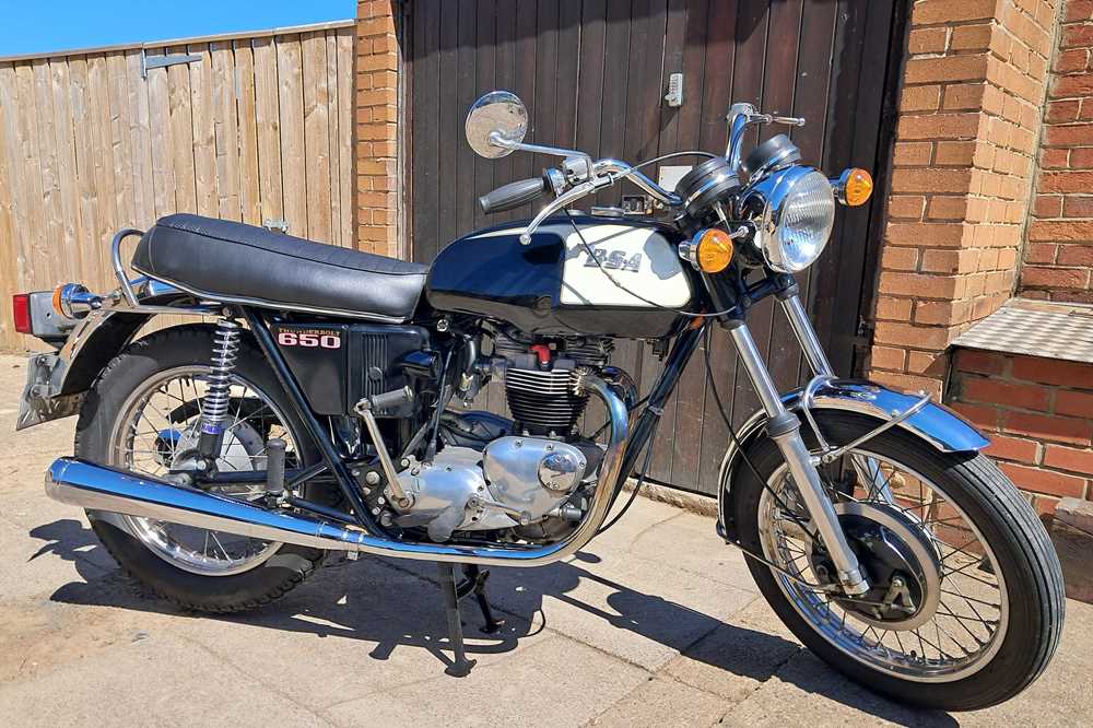 Lot 1972 BSA T65 Thunderbolt