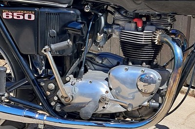 Lot 1972 BSA T65 Thunderbolt