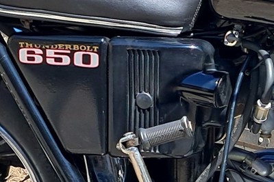 Lot 1972 BSA T65 Thunderbolt