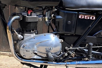 Lot 1972 BSA T65 Thunderbolt
