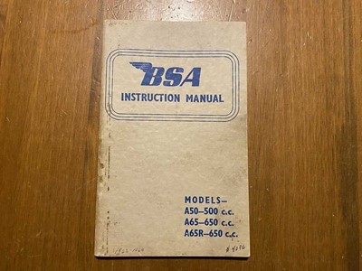 Lot 1962 BSA Rocket Gold Star