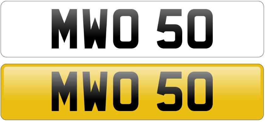 Lot Registration Number ‘MWO 50’