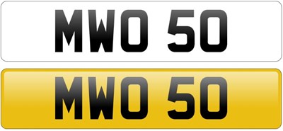 Lot Registration Number ‘MWO 50’