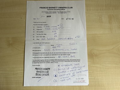 Lot 289 - 1968 Suzuki T305