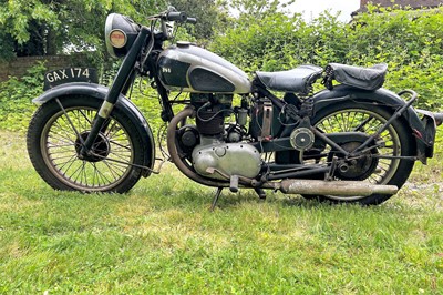 Lot 302 - 1947 BSA A7 and Bracknell sidecar