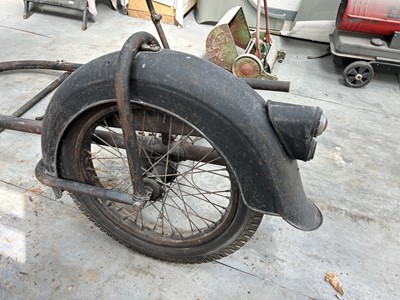 Lot 302 - 1947 BSA A7 and Bracknell sidecar