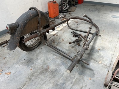Lot 302 - 1947 BSA A7 and Bracknell sidecar