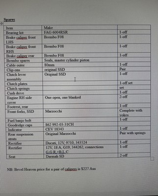 Lot 246 - 1981 Ducati 900 SSD Darmah