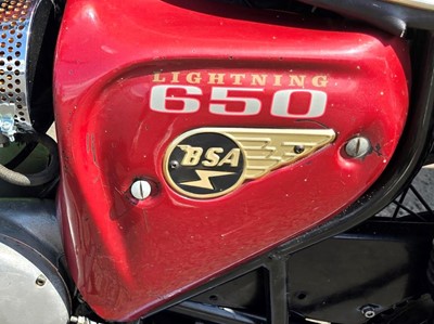Lot 284 - 1965 BSA A65 Lightning