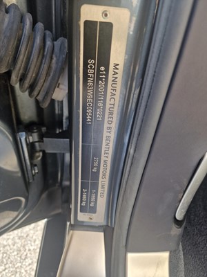 Lot 113 - 2014 Bentley Continental GT V8