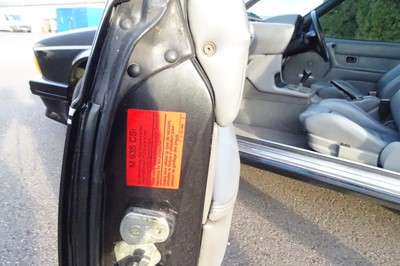 Lot 56 - 1988 BMW M635 CSi