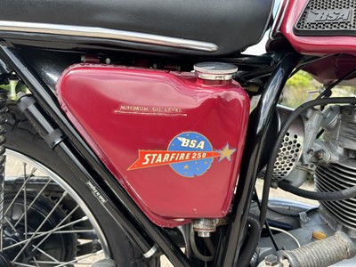 Lot 276 - 1970 BSA B25 Starfire