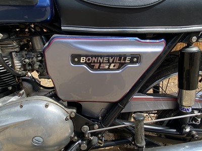 Lot 324 - 1974 Triumph Bonneville T140V