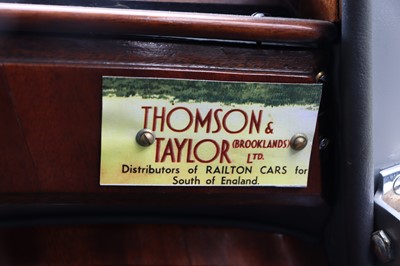 Lot 50 - 1937 Railton Straight Eight Cobham Sports Saloon