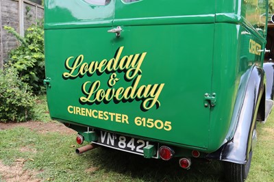 Lot 71 - 1936 Bedford ASYC 8cwt Van