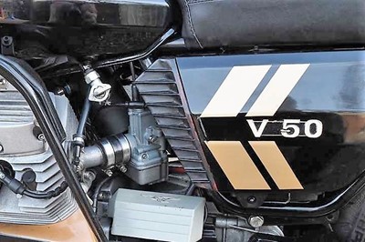 Lot 394 - 1980 Moto Guzzi V50 Mk. II