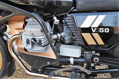 Lot 394 - 1980 Moto Guzzi V50 Mk. II