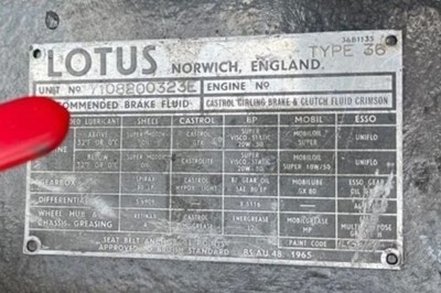 Lot 40 - 1972 Lotus Elan Sprint