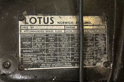 Lot 10 - 1969 Lotus Elan S4 Fixed Head Coupé