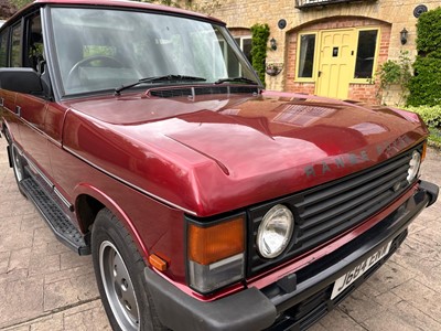 Lot 20 - 1991 Range Rover Vogue EFI