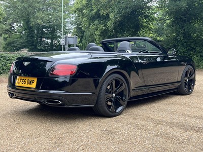 Lot 87 - 2016 Bentley Continental GTC Speed