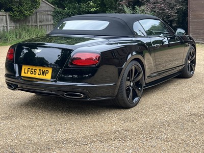 Lot 87 - 2016 Bentley Continental GTC Speed