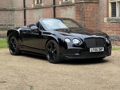Lot 87 - 2016 Bentley Continental GTC Speed