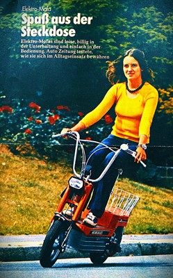Lot 108 - c.1974 DKW Accu Bike E1