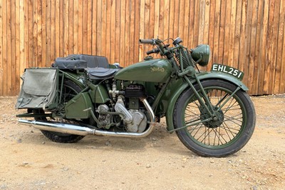 Lot c.1940s Norton 16H Outfit Military Evocation