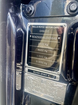 Lot 66 - 1990 Rolls-Royce Silver Spirit II