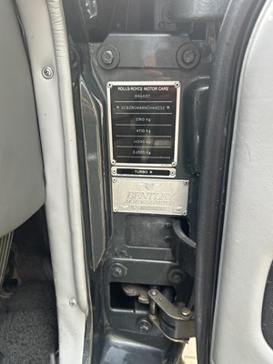 Lot 62 - 1992 Bentley Turbo R Saloon